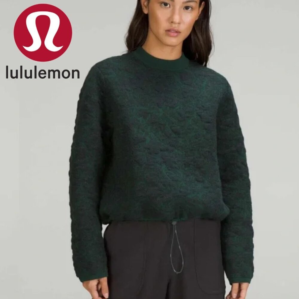 NWOT Lululemon Jacquard Multi-Texture Crewneck Sweater - Size 12